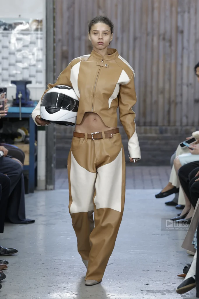 Model on the runway at the Selasi fashion show in London, Spring Summer 2027 Ready To Wear Fashion Week, Runway Look #001